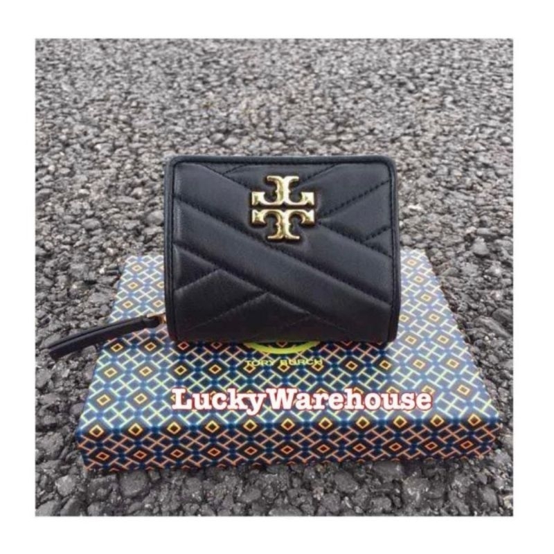 Tory Burch Kira Chevron Bifold Wallet - ORIGINAL 100%