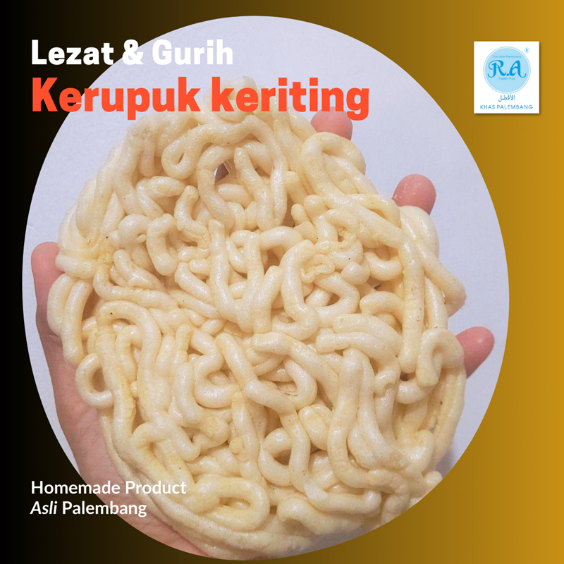 

Kerupuk Keriting Ikan Tenggiri Palembang / Makanan Ringan