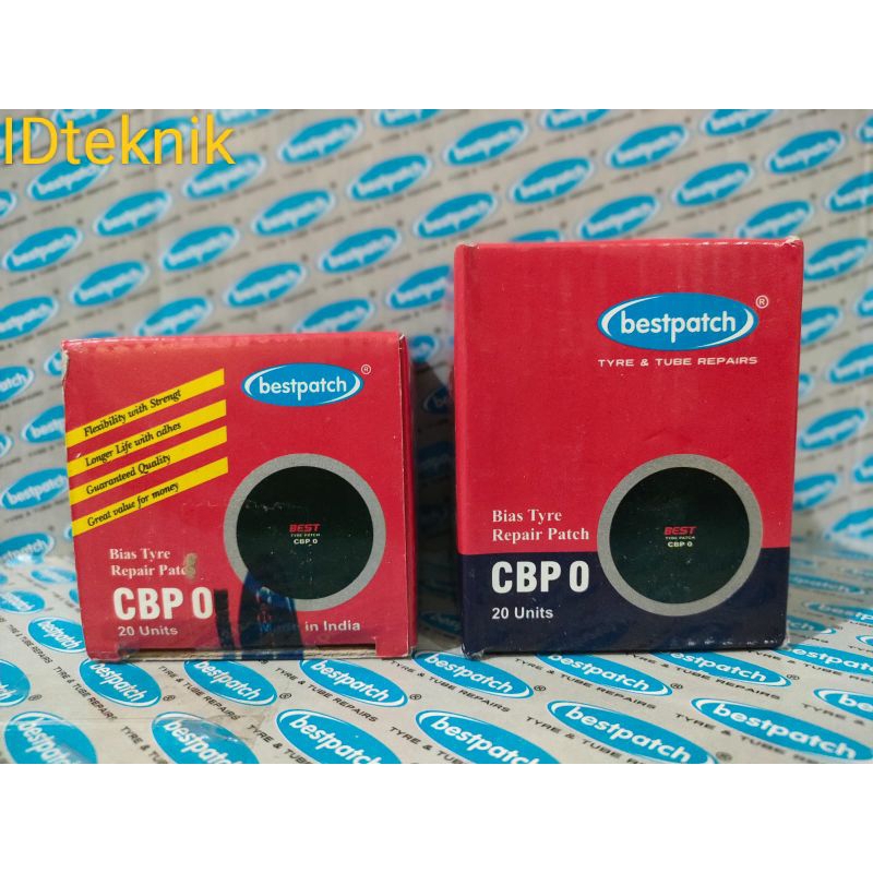 koyok/karet Tip- top  BESTPATCH  CBP0 (20pcs)