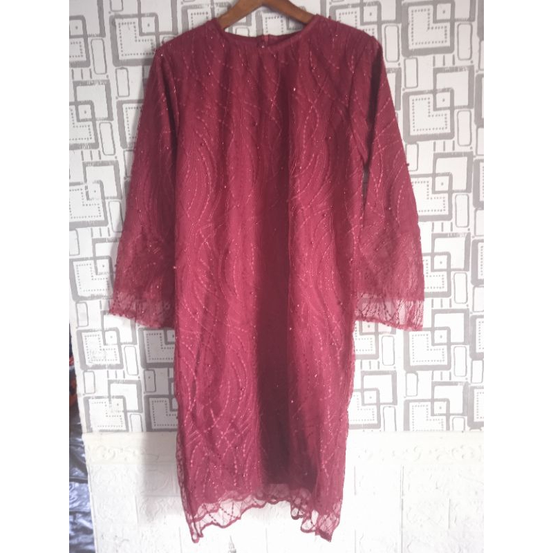 Baju Kebaya cantik Preloved Bekas ada mutiara size L