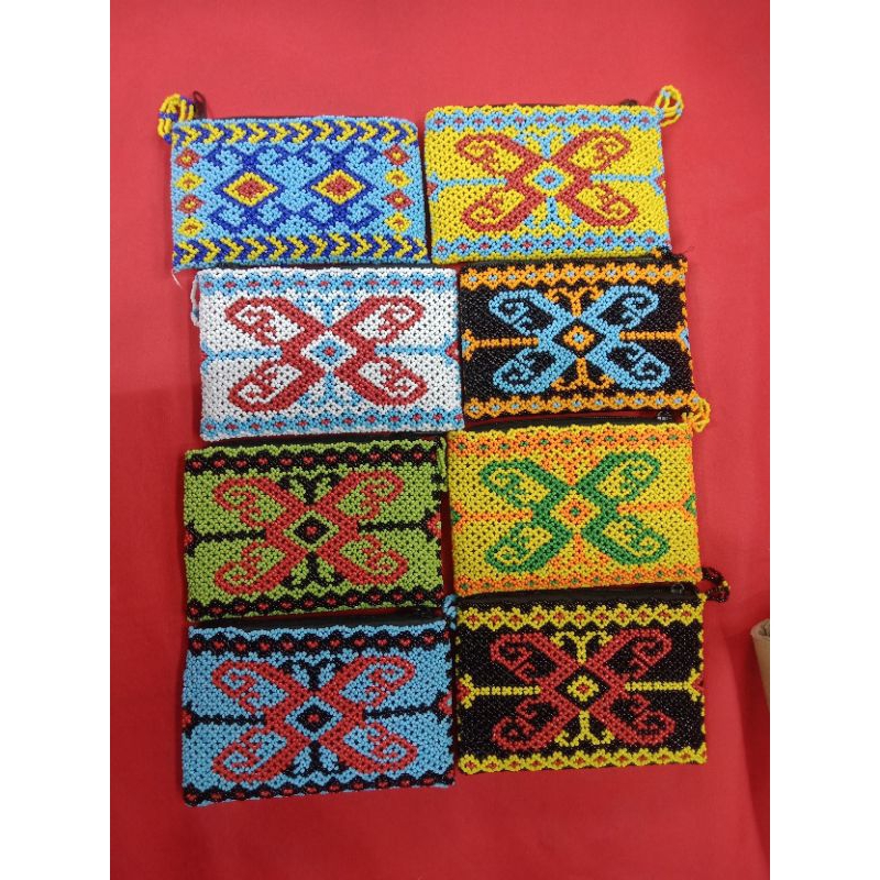 TAS/DOMPET MANIK MOTIF KALIMANTAN