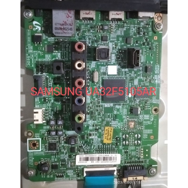 mainboard.motherboard.mesin tv led SAMSUNG.samsung.UA32F5105AR.ua32f5105ar