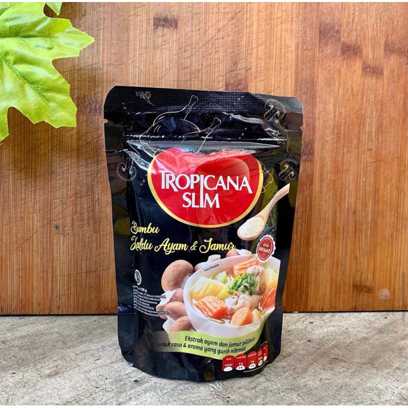 

Tropicana Slim Bumbu Kaldu Ayam & Jamur 100gr