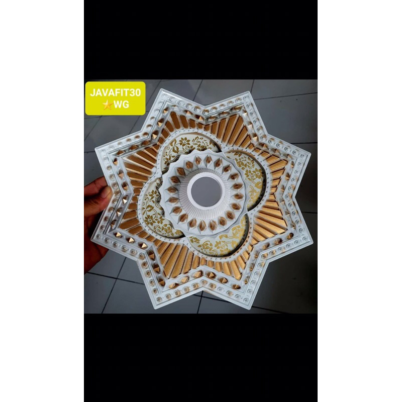 Ornamen Plafon PVC 30x30