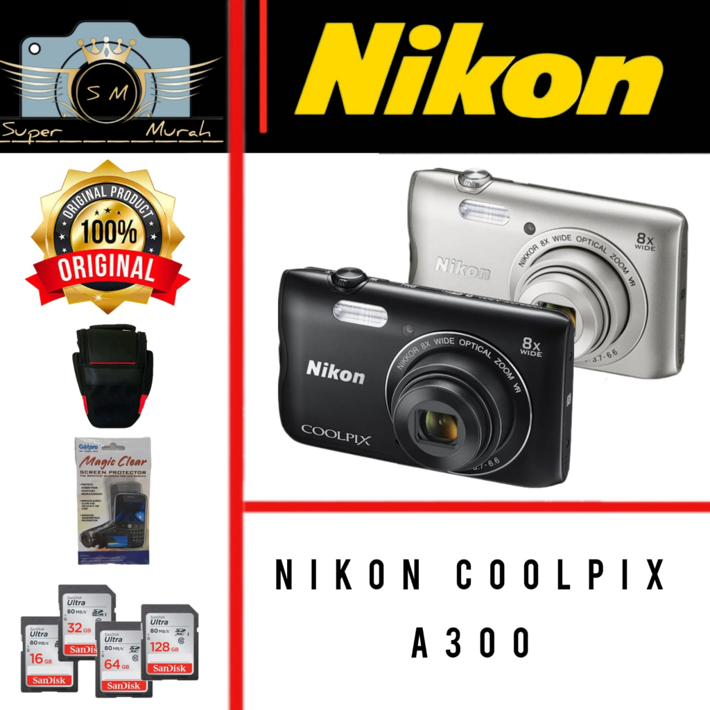 CAERA NIKON COOLPIX A300 DIGITTAL POCKET