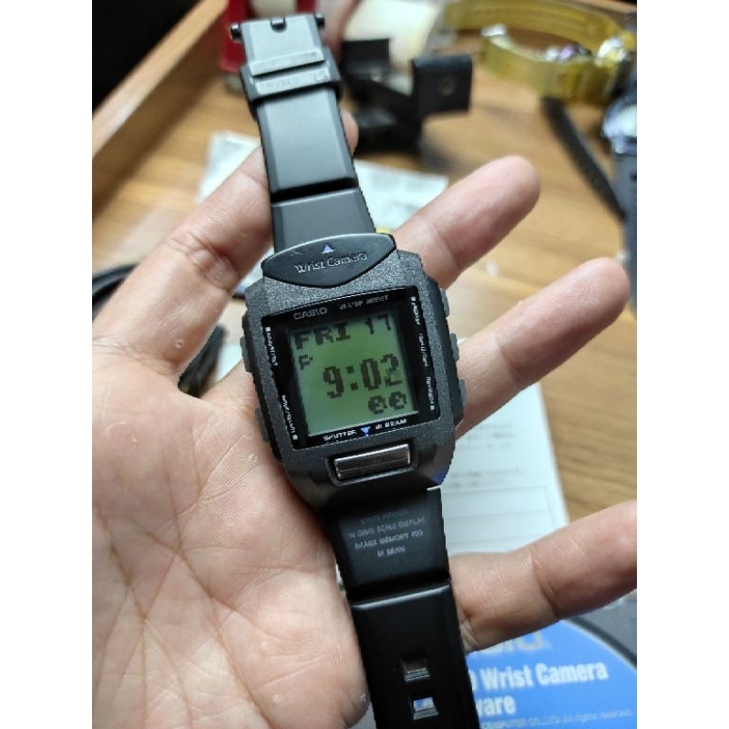Jam Tangan Vintage Casio Camera Watch WQV-1