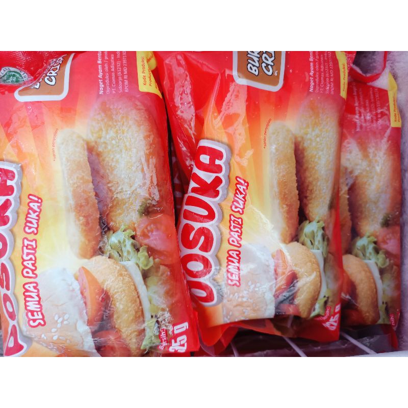 Dosuka crispy burger frozen food