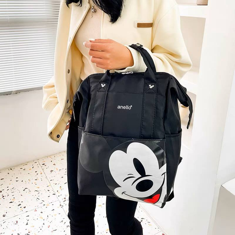 7005 Tas Mickey Backpack Ransel Import Wanita Kekinian