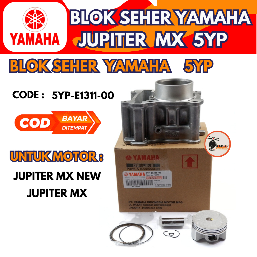 BLOK SEHER KOMPLIT YAMAHA Jupiter MX 135 cc - BLOK SEHER ASSY ( 5YP ) JUPITER MX 135 JUPITER MX 135 