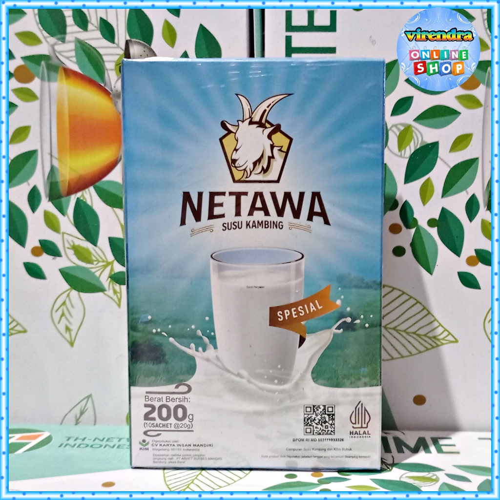 NETAWA  Susu Kambing Etawa Plus Royal Jelly Original  1 Box isi 10 Sachet