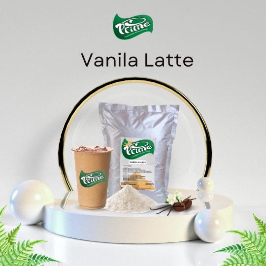 

Bubuk Minuman Prime Rasa VANILA LATTE Powder Tanpa Gula 1 kg - Minuman Kekinian