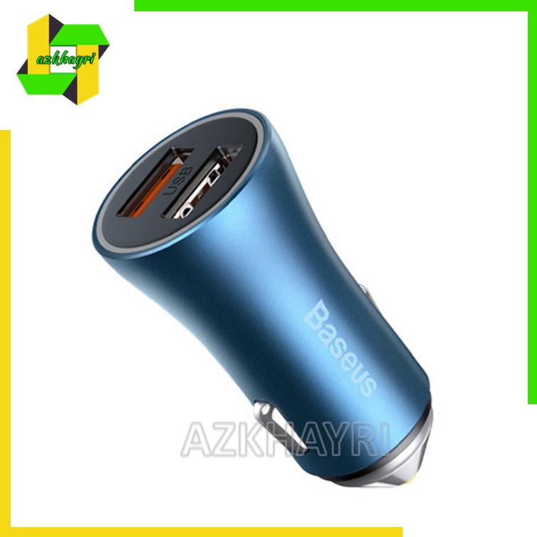 Car Charger Baseus Mobil Fast Quick Charge USB TYPE C 40W iPhone Android