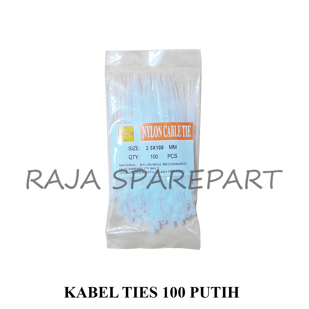 Kabel Ties / Tali Krek Ukuran 100MM PUTIH