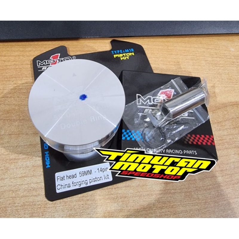 PISTON MOTO 1 59 MM PEN 14 FORGED M1R