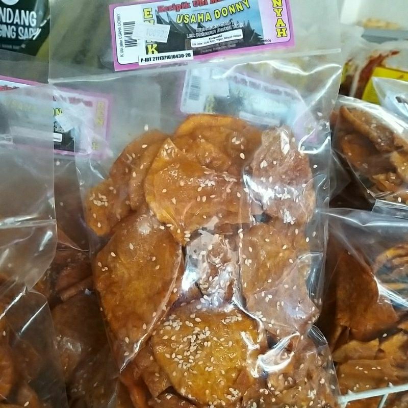 

Keripik ubi manis tabur wijen