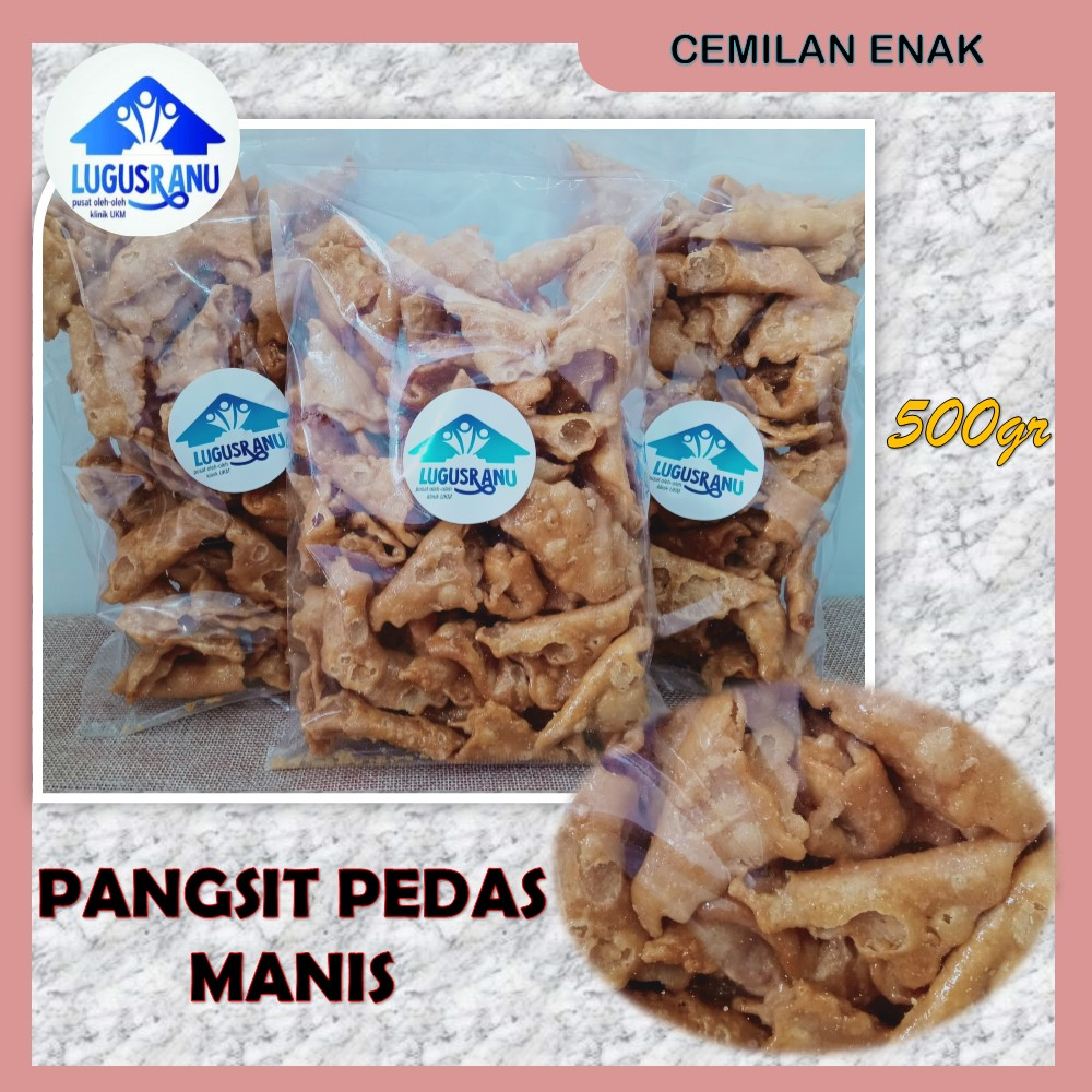 

Pangsit Pedas Manis 250gr Cemilan Enak dan Renyah