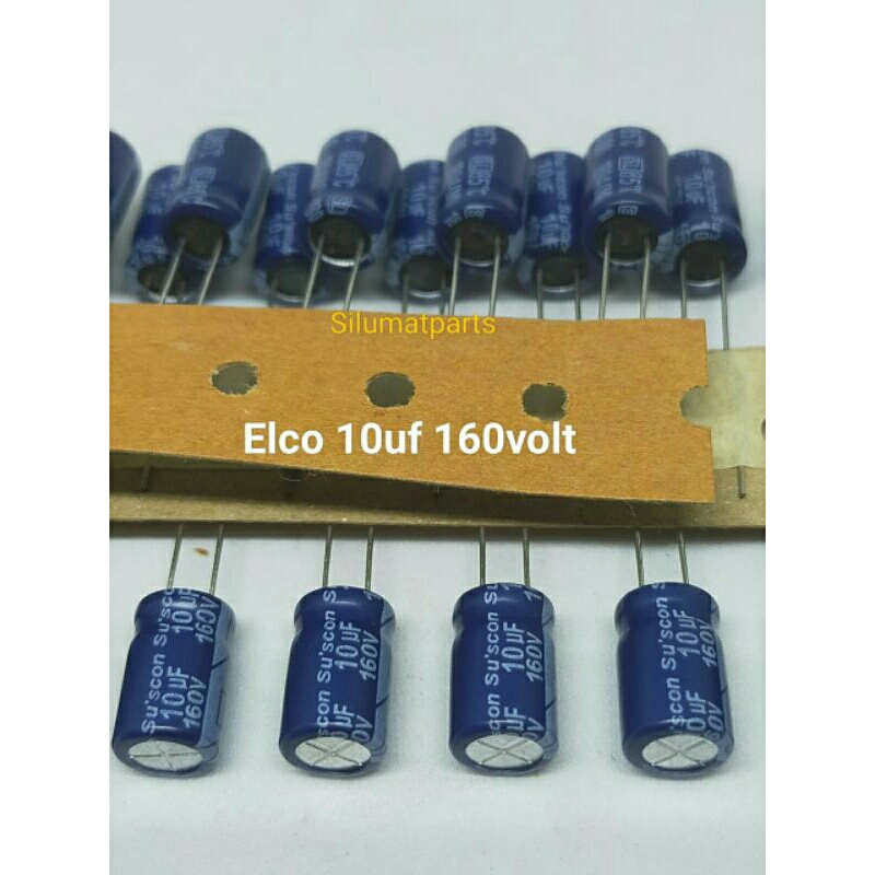 Elco 10uf 160v / Elco 10 uf 160 v / Capasitor Elco 10uf 160v