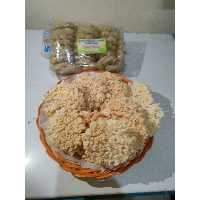 

Renginang mentah rasa original dan terasi 400g Wonogiri Jawa tengah