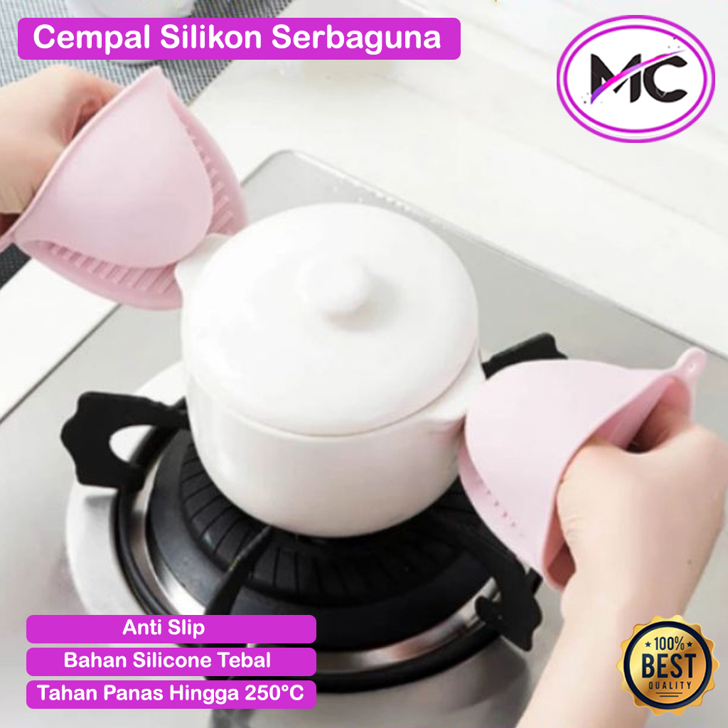 Cempal Silikon Tahan Panas Sarung Tangan Oven Silicone Anti Slip