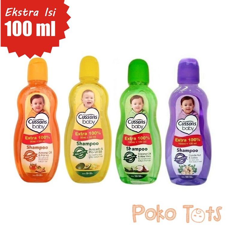 BONUS ISI Cussons Baby Shampoo 100ml EXTRA 100ml Shampo Bayi WHS