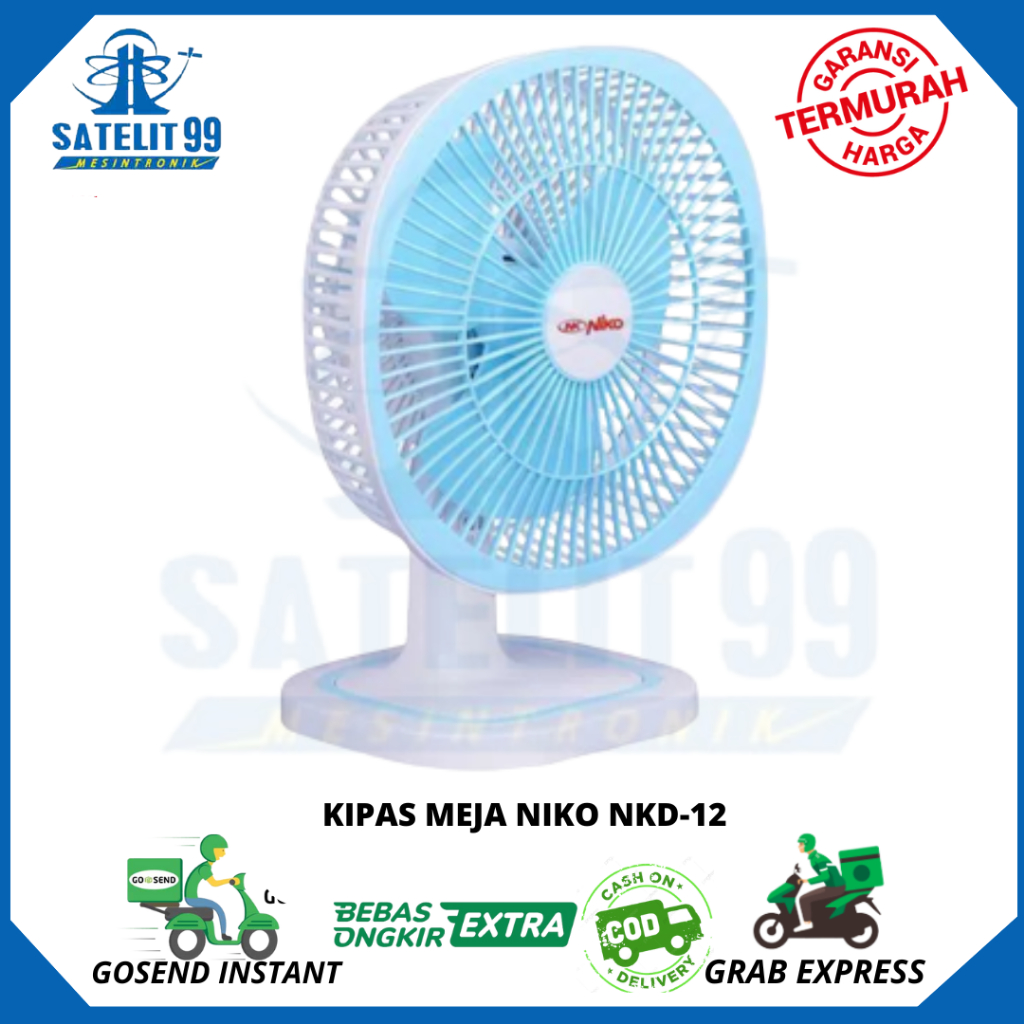 KIPAS ANGIN MEJA  / KIPAS RUMAH / KIPAS MEJA NIKO NKD-1201