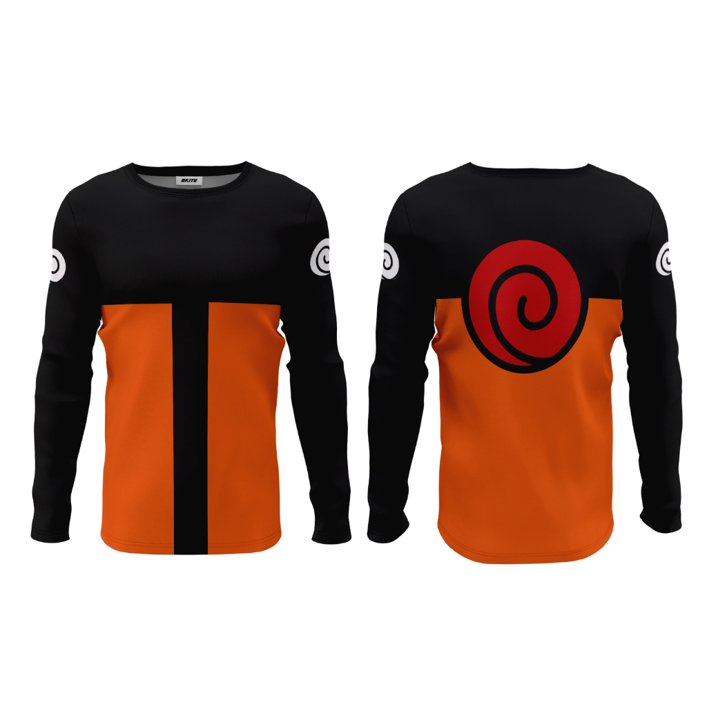 KAOS FULL PRINT ANIME COSPLAY NARUTO TANGAN PANJANG
