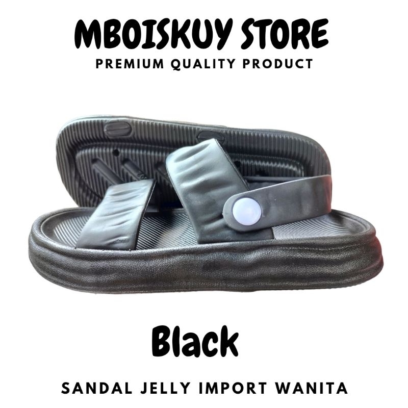 Sandal Jelly Wanita Import Sandal Jepit Anti Slip Premium Quality (Bisa Cod)