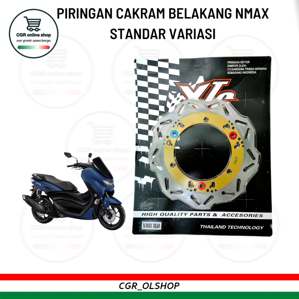 Piringan Cakram Belakang Nmax Piringan Standar Variasi Nmax Old Nmax New