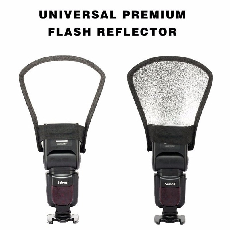 Kamera Flash Diffuser Softbox Reflektor 2 In 1 - SNL18 - Black