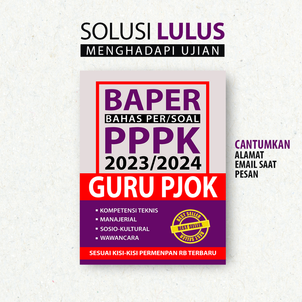 BAHAS PER SOAL PPPK GURU PJOK 2023