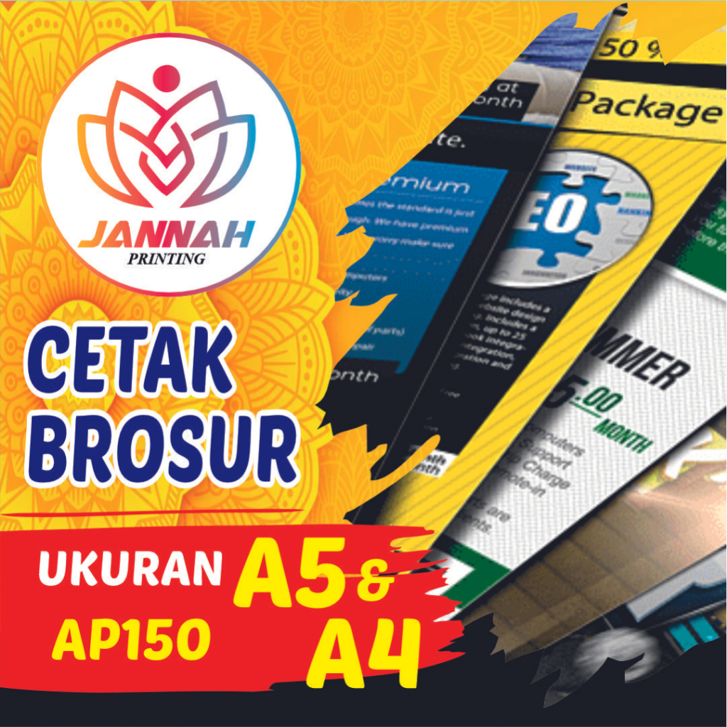 

CETAK BROSHUR A4 & A5 | JANNAH PRINTING