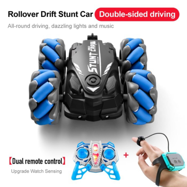 

Jual Mainan Anak Remote Control Stunt Drifr Car Gesture Remote Gerakan RC - Biru Murah
