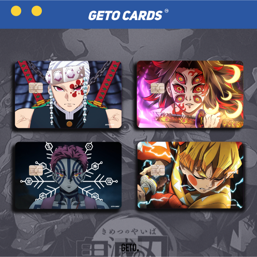 

Stiker Sticker Skin Kartu Atm Demon Slayer Special Hologram | GETO CARDS