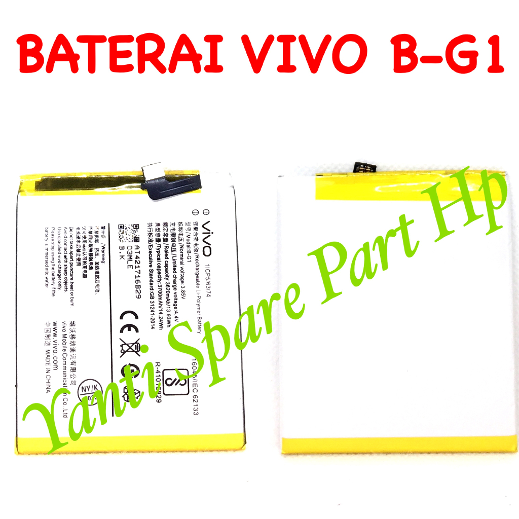 Baterai Vivo V15 Pro X27 B-G0 B-G1 BG0 BG1 Original New