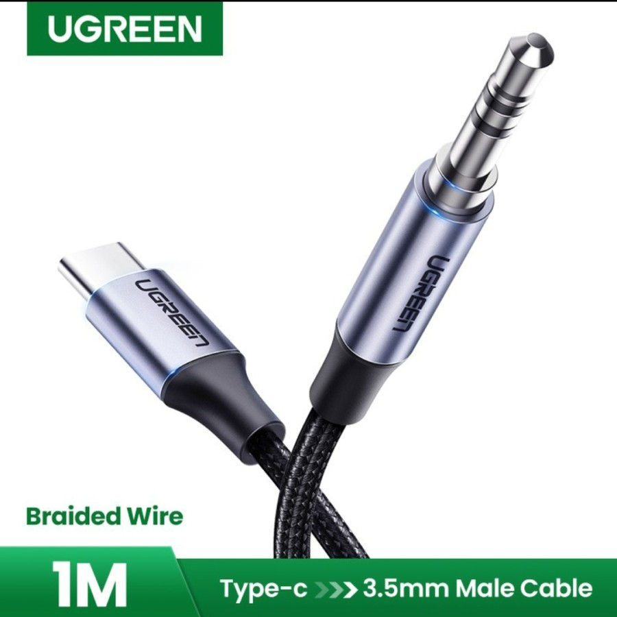 Ugreen Type C to Aux 3.5 mm Male - Konverter Usb C to Jack 3.5 mm Original