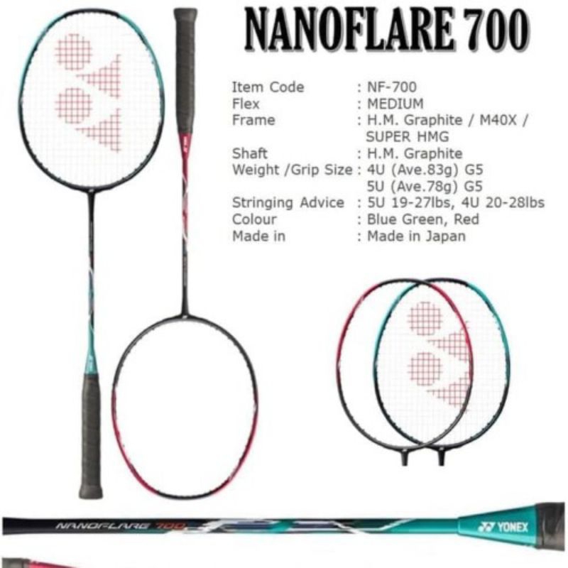 Raket yonex Nanoflare 700 ori