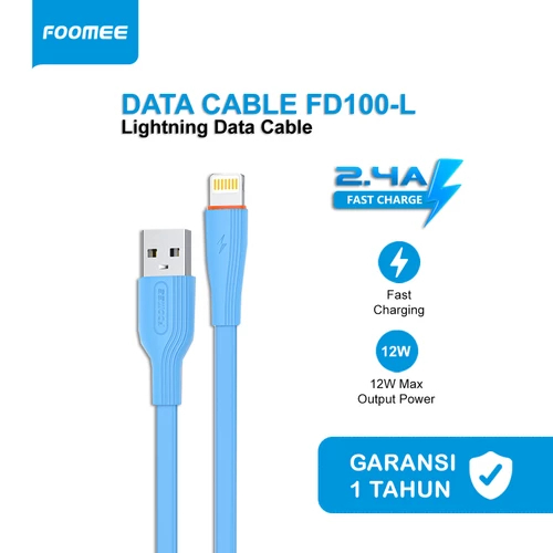 Kabel Data Micro USB FOOMEE FD100 Kabel Charger Type C