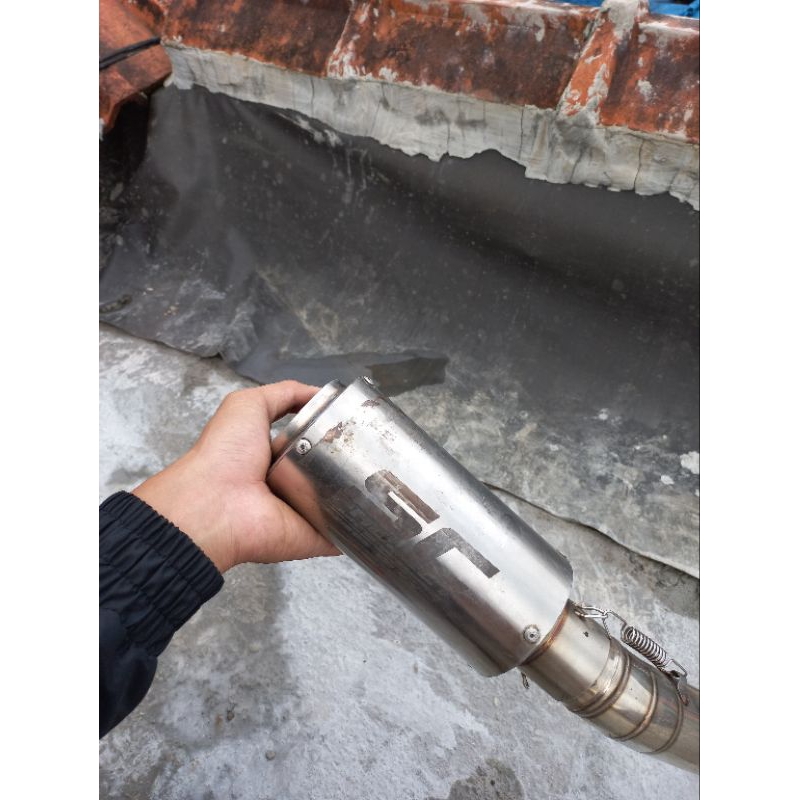 kenalpot sc project saringan 2 jari second Sonic/supra GTR