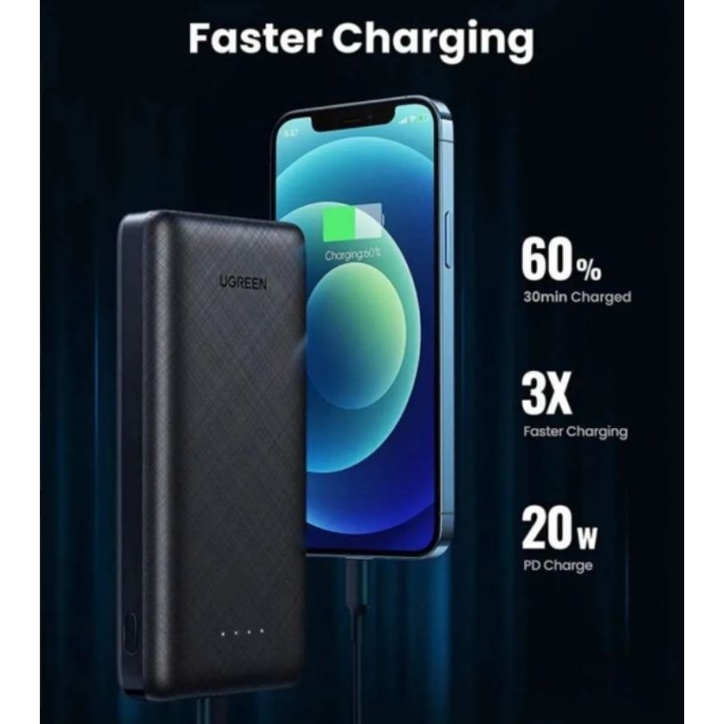 Ugreen Powerbank 10000 mAh 20000mAh Real Capacity - Ugreen 20542 80719 Power Bank Fast Charging