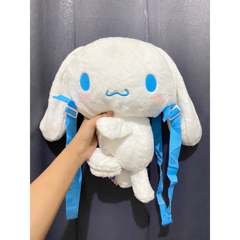 Boneka Tas Ransel Karakter Cinnamoroll Original / Boneka Tas Ransel Cinnamorrol /  Tas Ransel Sanrio
