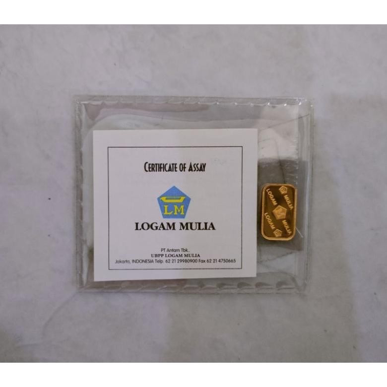 Emas Logam Mulia 0.5 gram | GoldBar 99.99% 24K  ANTAM RETRO