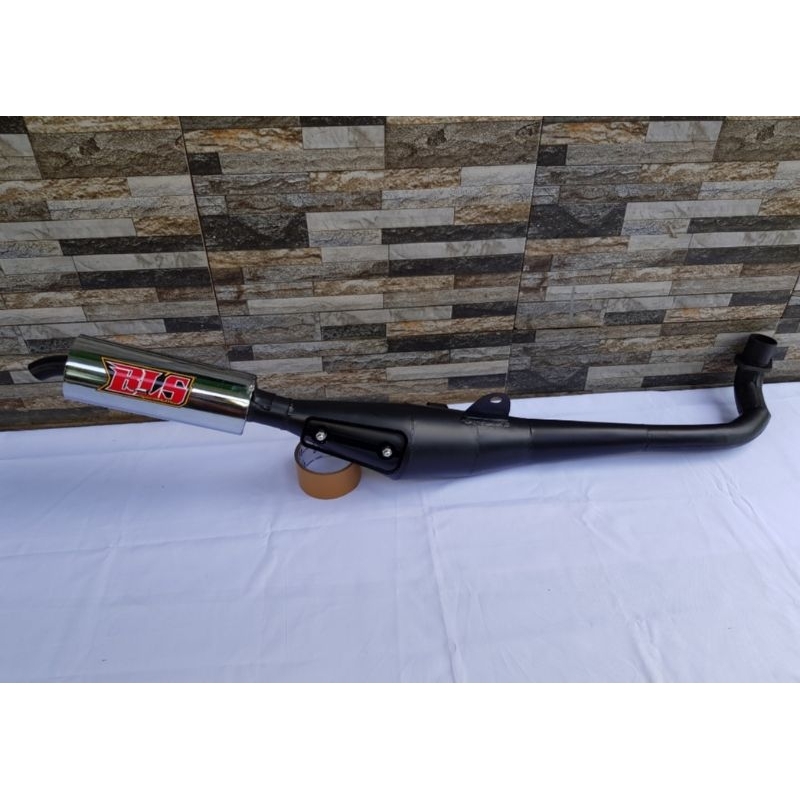Knalpot Suzuki Bravo Rc100 Standar Racing Garing Kemrincing