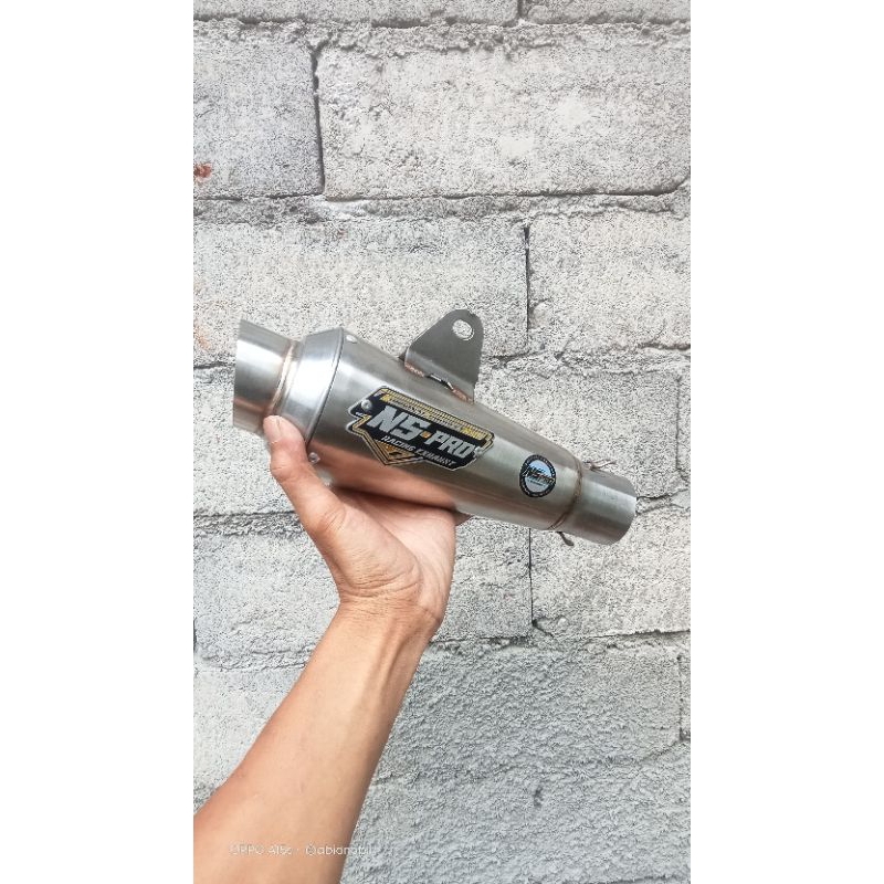 Slincer knalpot NS-pro Racing ft pro p20cm sarangan setengah
