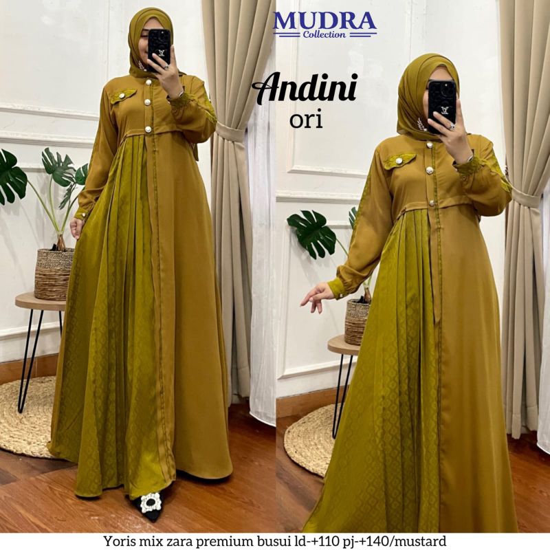 DRESS KONDANGAN PREMIUM BAHAN ZARA PREMIUM ANDINI DRESS KONDANGAN BUSUI