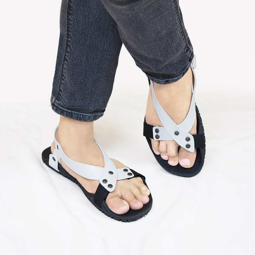 Sandal Tali Pria Borneo Black Original Sendal Camou Bahan Rubber Full Karet Anti Licin Dan Tahan Lama-Warna All Varian