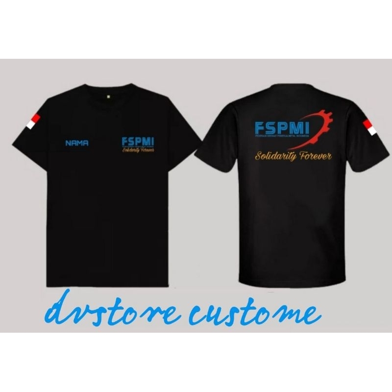 kaos fspmi//kaos serikat pekerja metal Indonesia//kaos buruh//kaos distro//kaos kastem//kaos murah b