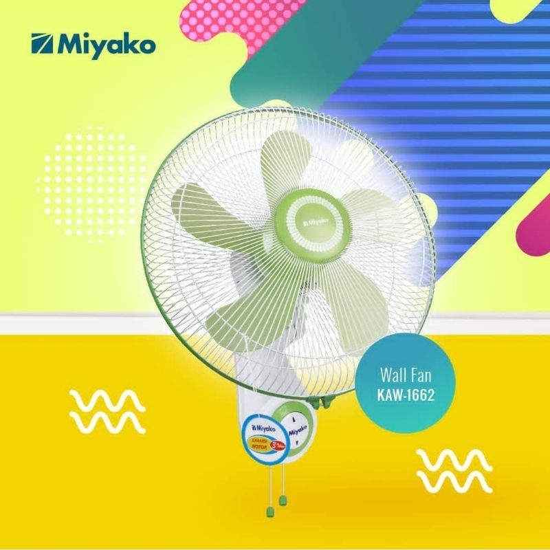 Kipas angin dinding Miyako Wall fan Kaw-1662