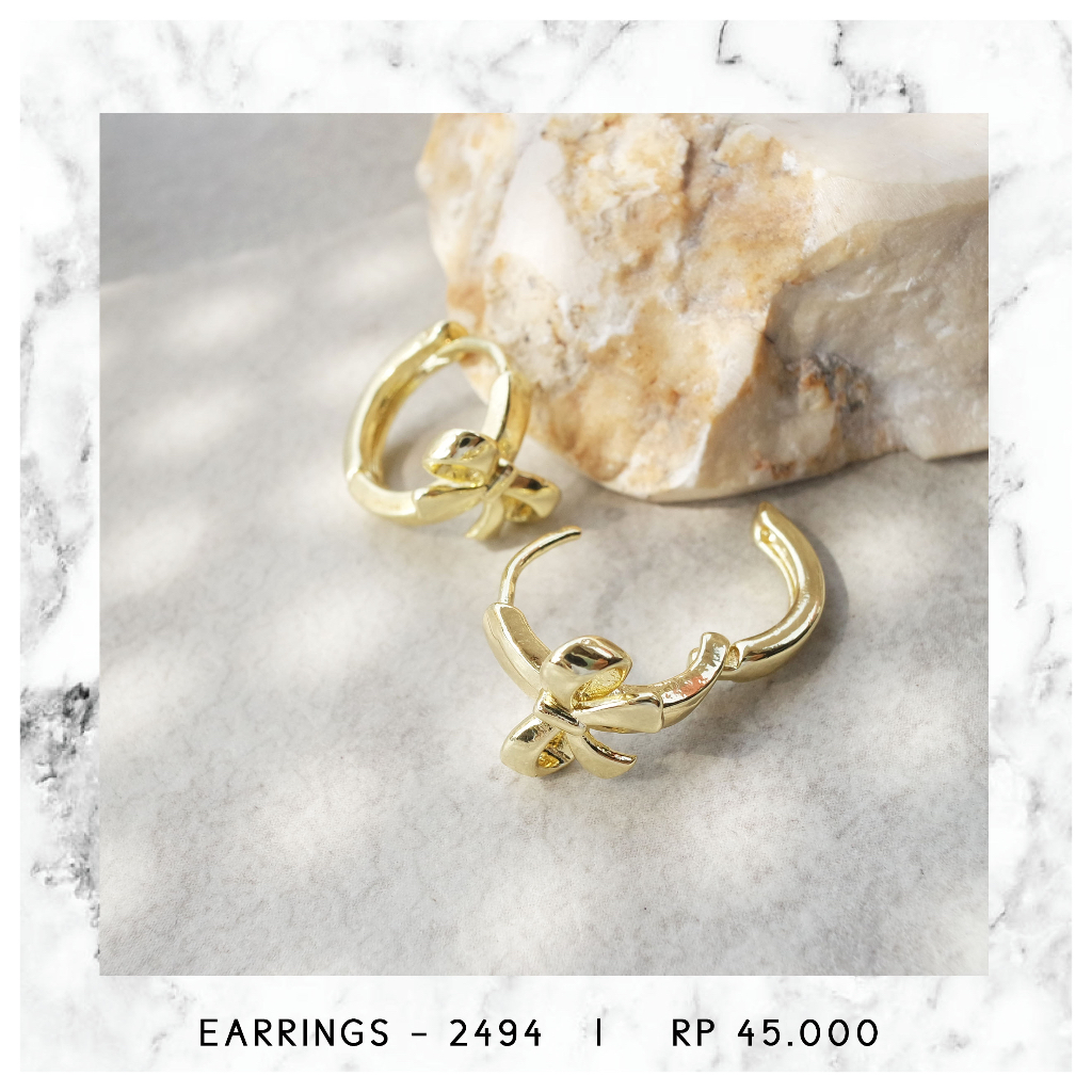 ANTING HOOPS BUNGA - 2494