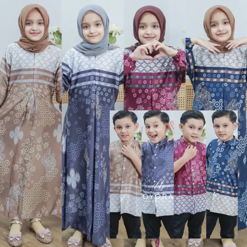 Gamis Anak Couple Melly M/L/XL/XXL Gamis Koko Anak Raya Couple Muslimah High Quality
