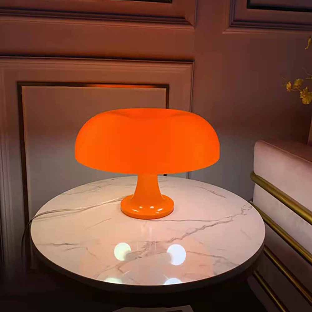 Lampu Meja Hias LED Model Mushroom 4 LED 5W 3 in 1 Color - TL102 - Orange